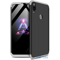 Чохол-накладка GKK 3 in 1 Hard PC Case Huawei Y7 2019 Silver/Black