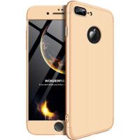 Чохол-накладка GKK 3 in 1 Hard PC Case Apple iPhone 7 Plus/8 Plus Gold