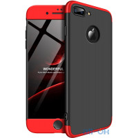 Чохол-накладка GKK 3 in 1 Hard PC Case Apple iPhone 7 Plus/8 Plus Red/Black