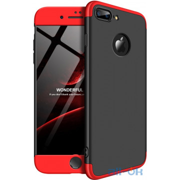 Чохол-накладка GKK 3 in 1 Hard PC Case Apple iPhone 7 Plus/8 Plus Red/Black