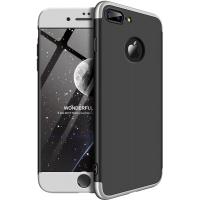 Чохол-накладка GKK 3 in 1 Hard PC Case Apple iPhone 7 Plus/8 Plus Silver/Black