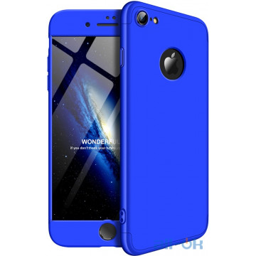 Чохол-накладка GKK 3 in 1 Hard PC Case Apple iPhone 7/8 Blue