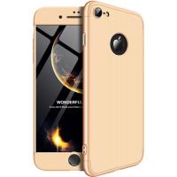 Чохол-накладка GKK 3 in 1 Hard PC Case Apple iPhone 7/8 Gold