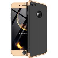 Чохол-накладка GKK 3 in 1 Hard PC Case Apple iPhone 7/8 Gold/Black