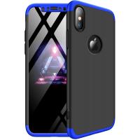 Чохол-накладка GKK 3 in 1 Hard PC Case Apple iPhone X Blue/Black