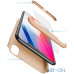 Чохол-накладка GKK 3 in 1 Hard PC Case Apple iPhone X Gold — інтернет магазин All-Ok. фото 2