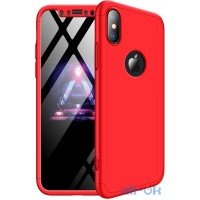 Чохол-накладка GKK 3 in 1 Hard PC Case Apple iPhone X Red