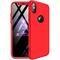 Чохол-накладка GKK 3 in 1 Hard PC Case Apple iPhone X Red