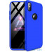 Чохол-накладка GKK 3 in 1 Hard PC Case Apple iPhone XS Max Blue — інтернет магазин All-Ok. фото 1
