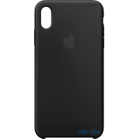 Чохол Apple iPhone Xs Silicone Case Black