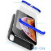 Чохол-накладка GKK 3 in 1 Hard PC Case Apple iPhone XS Max Blue/Black — інтернет магазин All-Ok. фото 2