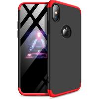 Чохол-накладка GKK 3 in 1 Hard PC Case Apple iPhone XS Max Red/Black