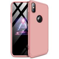 Чохол-накладка GKK 3 in 1 Hard PC Case Apple iPhone XS Max Rose Gold