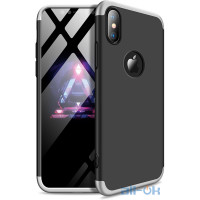 Чохол-накладка GKK 3 in 1 Hard PC Case Apple iPhone XS Max Silver/Black