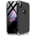 Чохол-накладка GKK 3 in 1 Hard PC Case Apple iPhone XS Max Silver/Black — інтернет магазин All-Ok. фото 1