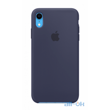 Чохол Apple iPhone Xr Silicone Case Midnight Blue