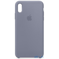Чохол Apple iPhone Xs Max Silicone Case Lavender Gray