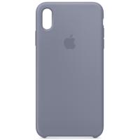 Чохол Apple iPhone Xs Max Silicone Case Lavender Gray