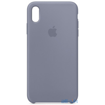 Чохол Apple iPhone Xs Max Silicone Case Lavender Gray