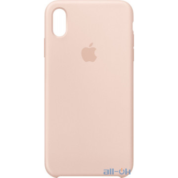 Чохол   Apple iPhone Xs Silicone Case Pink Sand