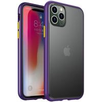 Чохол-накладка Ipaky Cucoloris Series/TPU Frame Anti-Scratch PC Case Apple iPhone 11 Pro Max Purple