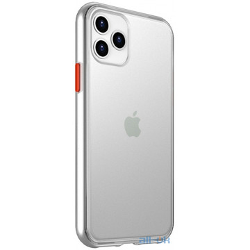 Чохол-накладка Ipaky Cucoloris Series/TPU Frame Anti-Scratch PC Case Apple iPhone 11 Pro Max Transparent
