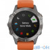 Спортивний годинник Garmin Fenix 6 Pro Sapphire Titanium with Ember Orange Band (010-02158-14) — інтернет магазин All-Ok. фото 3