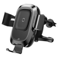 Автомобильный держатель для смартфона Baseus Smart Vehicle Car Wireless Charger Black (WXZN-01)