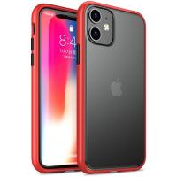 Чохол-накладка Ipaky Cucoloris Series/TPU Frame Anti-Scratch PC Case Apple iPhone 11 Red
