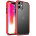 Чохол-накладка Ipaky Cucoloris Series/TPU Frame Anti-Scratch PC Case Apple iPhone 11 Red — інтернет магазин All-Ok. фото 1
