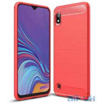 Чохол-накладка Ipaky Slim Anti-Fingerprint TPU Case Samsung Galaxy A10 Red
