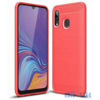 Чохол-накладка Ipaky Slim Anti-Fingerprint TPU Case Samsung Galaxy A20/A30 Red