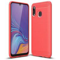 Чохол-накладка Ipaky Slim Anti-Fingerprint TPU Case Samsung Galaxy A20/A30 Red