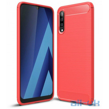 Чохол-накладка Ipaky Slim Anti-Fingerprint TPU Case Samsung Galaxy A50 Red