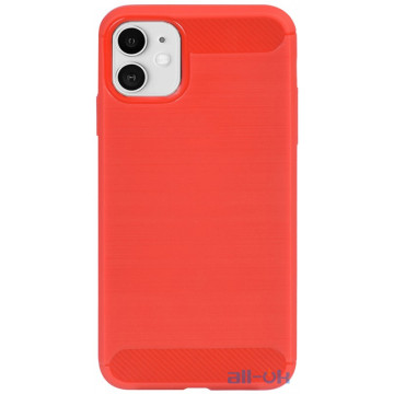 Чохол-накладка Ipaky Slim Anti-Fingerprint TPU Case Apple iPhone 11 Red
