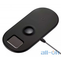 Бездротовий зарядний пристрій Baseus Wireless Charging Smart Black (WX3IN1-01)
