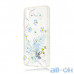 Чохол Diamond Silicon Younicou для Xiaomi Redmi 7a Blue Flowers — інтернет магазин All-Ok. фото 1