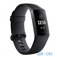 Фiтнес-браслет Fitbit Charge 3 Black/Graphite FB409GMBK