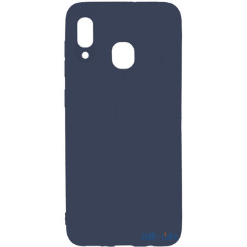 Чохол-накладка TOTO 1mm Matt TPU Case Samsung Galaxy A20/A30 Navy Blue