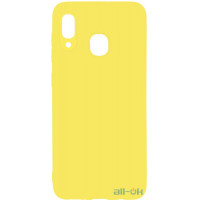 Чохол-накладка TOTO 1mm Matt TPU Case Samsung Galaxy A20/A30 Yellow