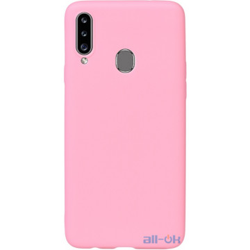 Чохол-накладка TOTO 1mm Matt TPU Case Samsung Galaxy A20s Pink