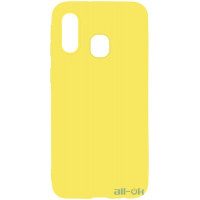 Чохол-накладка TOTO 1mm Matt TPU Case Samsung Galaxy A40 Yellow