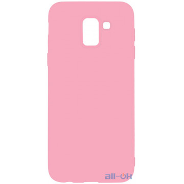 Чохол-накладка TOTO 1mm Matt TPU Case Samsung Galaxy J6 2018 Pink