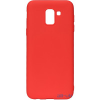 Чохол-накладка TOTO 1mm Matt TPU Case Samsung Galaxy J6 2018 Red