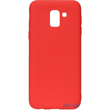 Чохол-накладка TOTO 1mm Matt TPU Case Samsung Galaxy J6 2018 Red