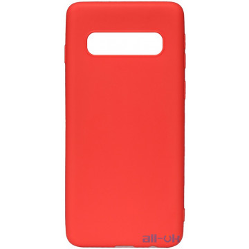 Чохол-накладка TOTO 1mm Matt TPU Case Samsung Galaxy S10 Plus Red