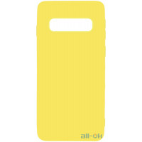Чохол-накладка TOTO 1mm Matt TPU Case Samsung Galaxy S10 Plus Yellow