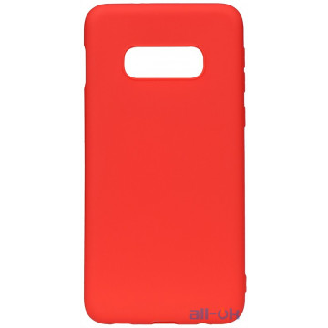 Чохол-накладка TOTO 1mm Matt TPU Case Samsung Galaxy S10e Red