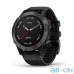  Спортивний годинник Garmin Fenix 6 Sapphire Carbon Gray DLC with Black Band (010-02158-10) — інтернет магазин All-Ok. фото 1