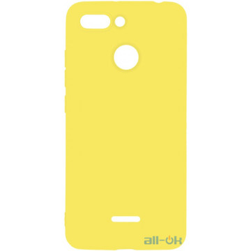 Чохол-накладка TOTO 1mm Matt TPU Case Xiaomi Redmi 6 Yellow
